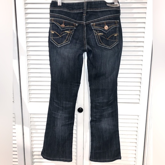 Refuge Knockout Skinny Boot Jeans lowrise Women’s 6 Petite - Picture 1 of 7